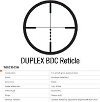 TRUGLO BUCKLINE BDC Riflescope with Weaver-Style Rings