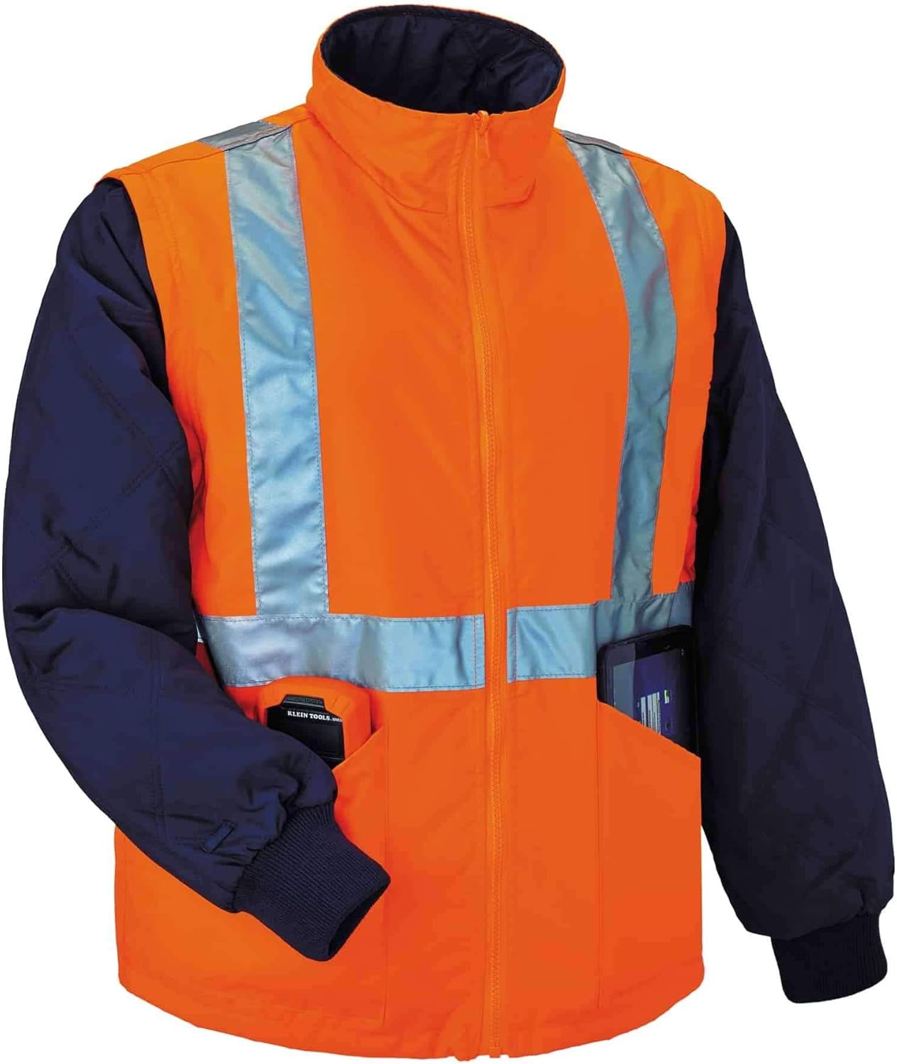 ERGODYNE GloWear 8385 Type R Class 3 High-Visibility 4-in-1 Reflective Safety Jacket