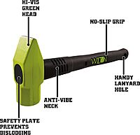 Wilton Ball Pein Hammer: 48 oz Head, 16" OAL (30316)