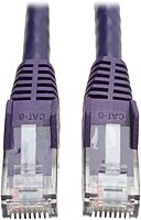 Tripp Lite Cat6 Gigabit Snagless Molded Patch Cable (RJ45 M/M) - Purple, 3-ft.(N201-003-PU)