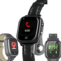 Reloj Inteligente con Detección Caídas para Personas Mayores,Reloj GPS Boton Llamada Emergencia,