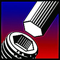 EKLIND 21159 Classic Steel Handle Fold-up Hex Key allen wrench - 5pc set Metric MM sizes 4-10