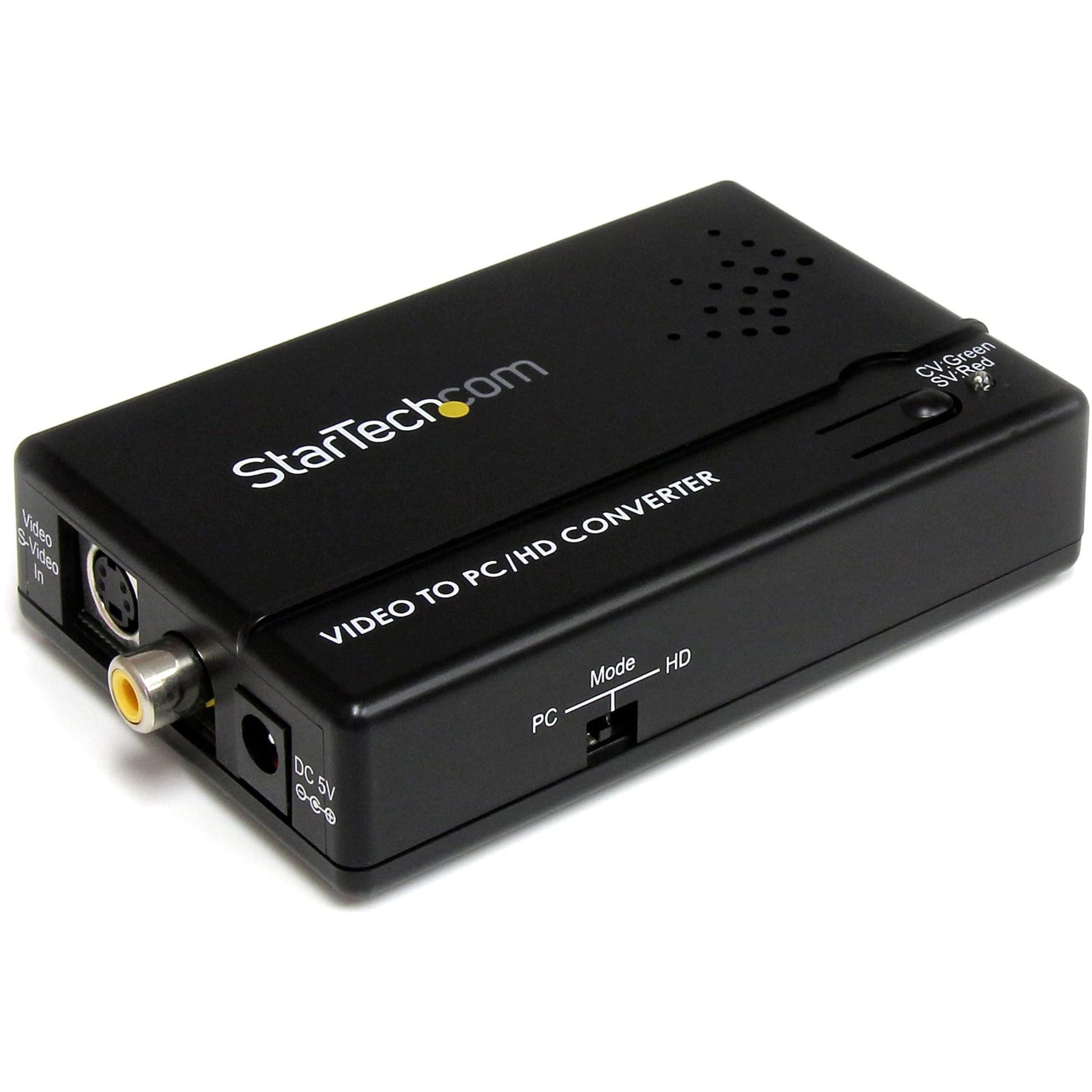 StarTech.com Composite and S-Video to VGA Video Scan Converter - composite to VGA - scan Converter - s-Video to VGA