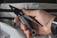 SOG Flash MT Compact EDC Multi-Tool with CRYO D2, 7 Tools, Stainless-Steel Housing