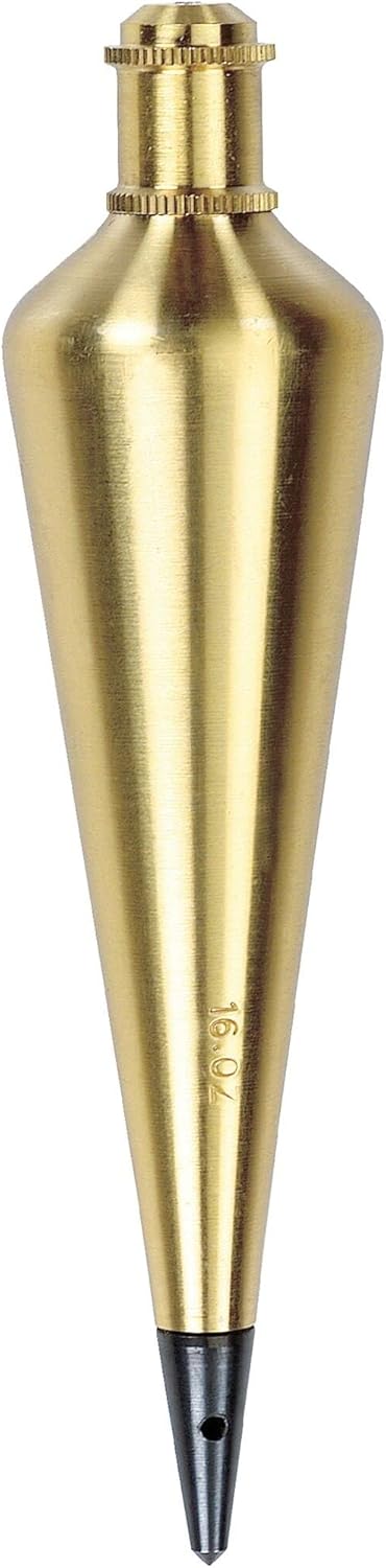 STANLEY Plumb Bob, Brass, 16-Oz (47-974)