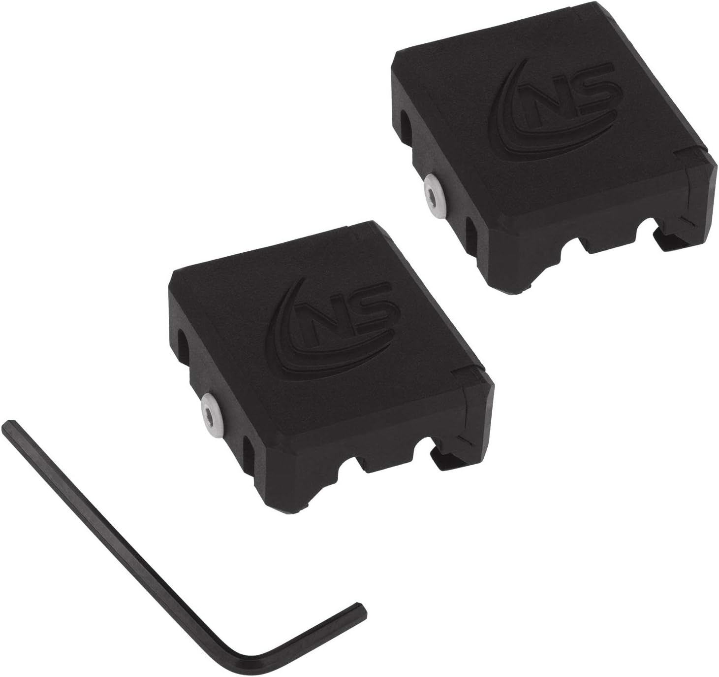 Nightstick NS-WM1 2 Picatinny Rail Wire Management Clamps, One Size, Black