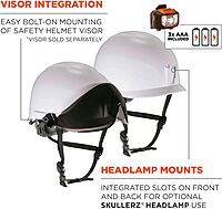 ERGODYNE Skullerz 8974 Class E Type 1 Safety Helmet