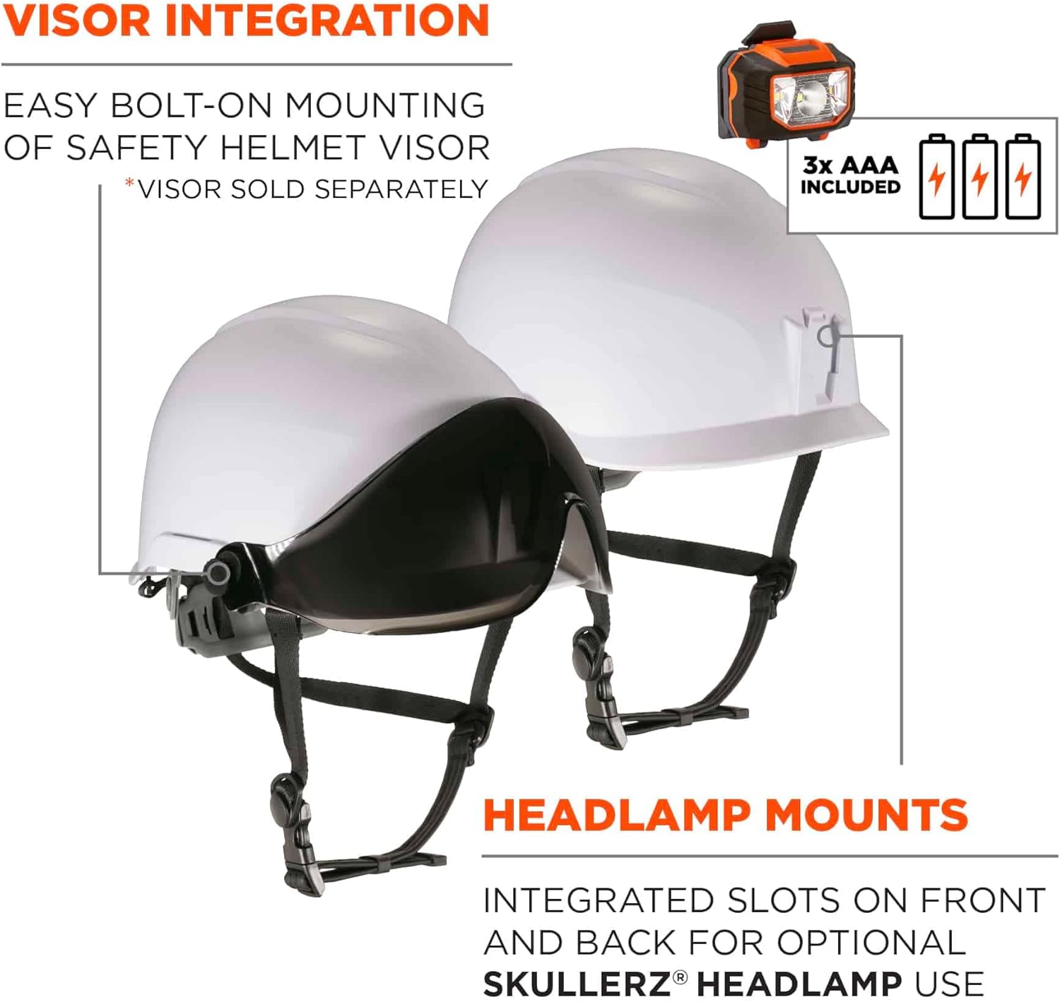 ERGODYNE Skullerz 8974 Class E Type 1 Safety Helmet