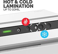 Fellowes 125 Thermal Laminator Machine with Laminating Pouch Starter Kit, 12.5 inch