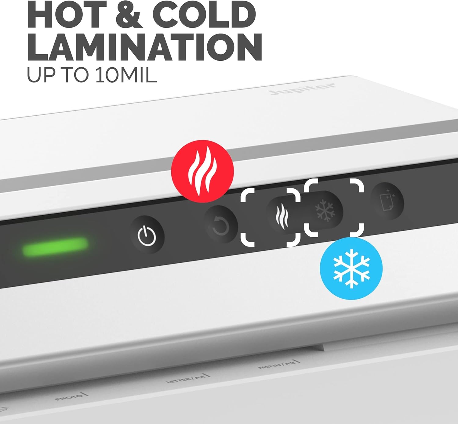 Fellowes 125 Thermal Laminator Machine with Laminating Pouch Starter Kit, 12.5 inch