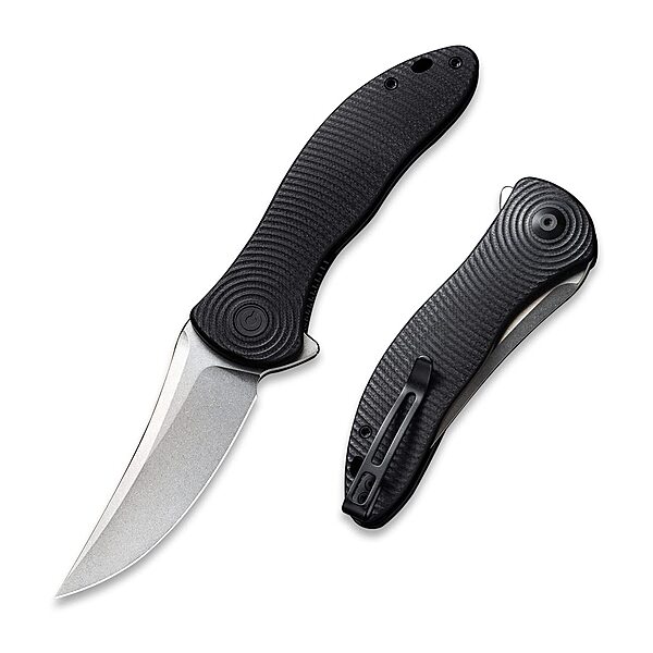 CIVIVI Synergy3 Pocket Knife - 3.24 Nitro-V Stonewashed Black G10