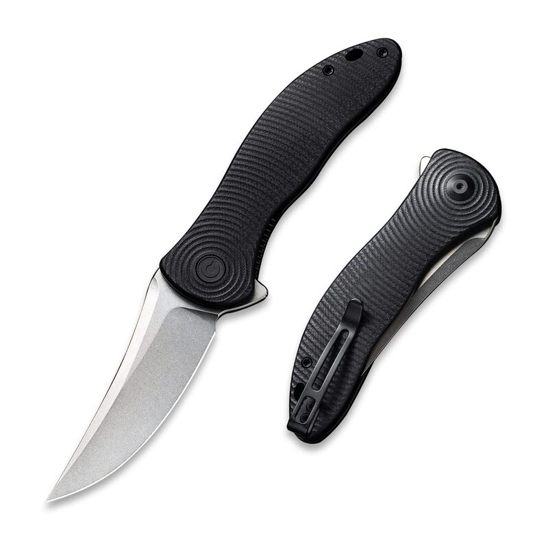 CIVIVI Synergy3 Pocket Knife - 3.24 Nitro-V Stonewashed Black G10