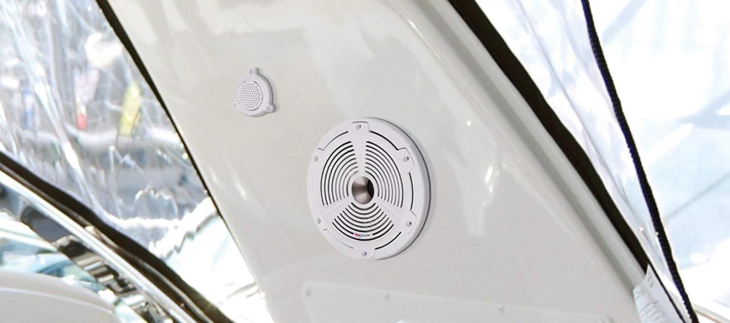 BOSS Audio Systems MR652C - 350 Watt Per Pair, 6.5 Inch , Full Range, 2 Way Marine Component Speaker System Sold in Pairs