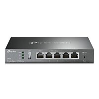 TP-Link ER605 V2 Wired Gigabit VPN Router, Up to 3 WAN Ethernet Ports + 1 USB WAN, SPI Firewall SMB Router