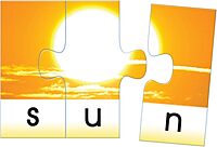 Key Education Big Box of Little Word Toddler Puzzle, Photo, CVC and Sight Words Building Games, Phonics Preschool Learning Activities for Kids Ages 4+ 180 piece