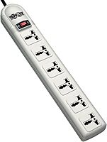 Tripp Lite Surge 6 Universal Outlets/CEE Plug 230V 750 Joules - Surge protector - 10 A - AC 230 V - output connectors: 6