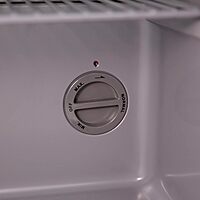 Avanti Beverage Cooler with Glass Door 60 Can Mini Refrigerator for Beer Soda Water 18.25-Inch Wide Freestanding, with Adjustable Temperature Control and Removable Shelves, 1.6-Cu.Ft., Metallic