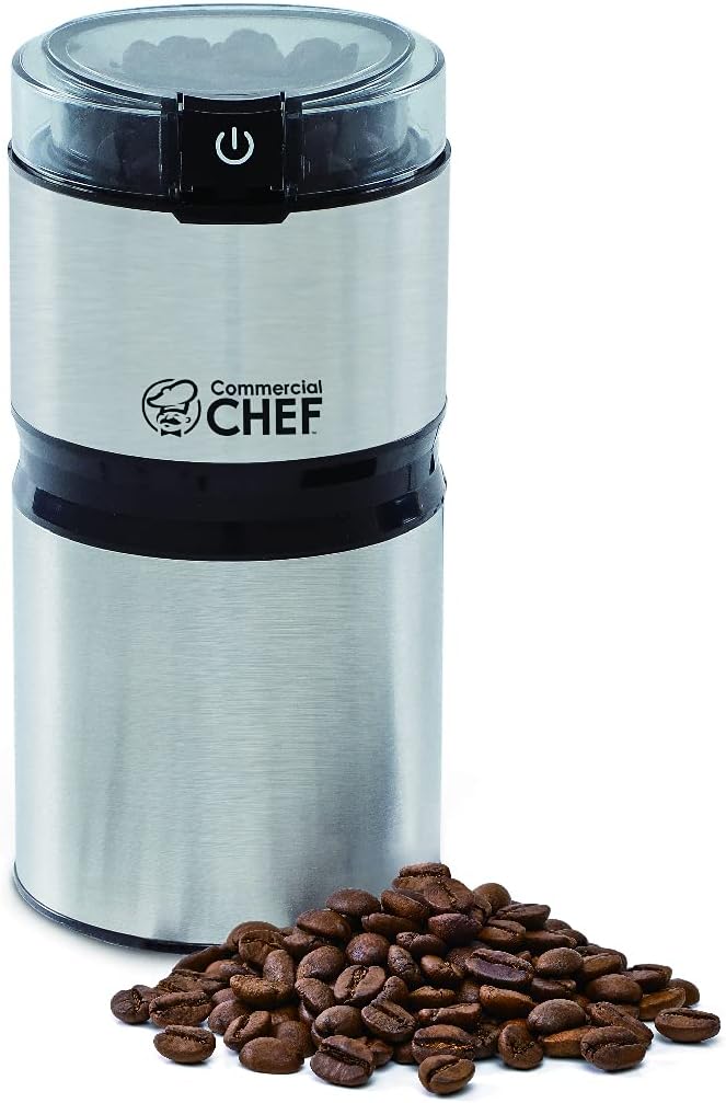 Electric Coffee Grinder Spice Grinder - Stainless Steel Blades Grinder for Coffee Bean Seed Nut Spice Herb Pepper