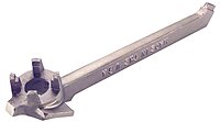 Ampco Safety Tools Wrench Bung for 3/4 & 2" Bungs, Non-Sparking, Non-Magnetic, Corrosion Resistant