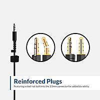 Cyber Acoustics 3.5mm Stereo Headphones for PCs and Other 3.5mm Devices in The Office, Classroom or Home (ACM-6004) 1 Unit