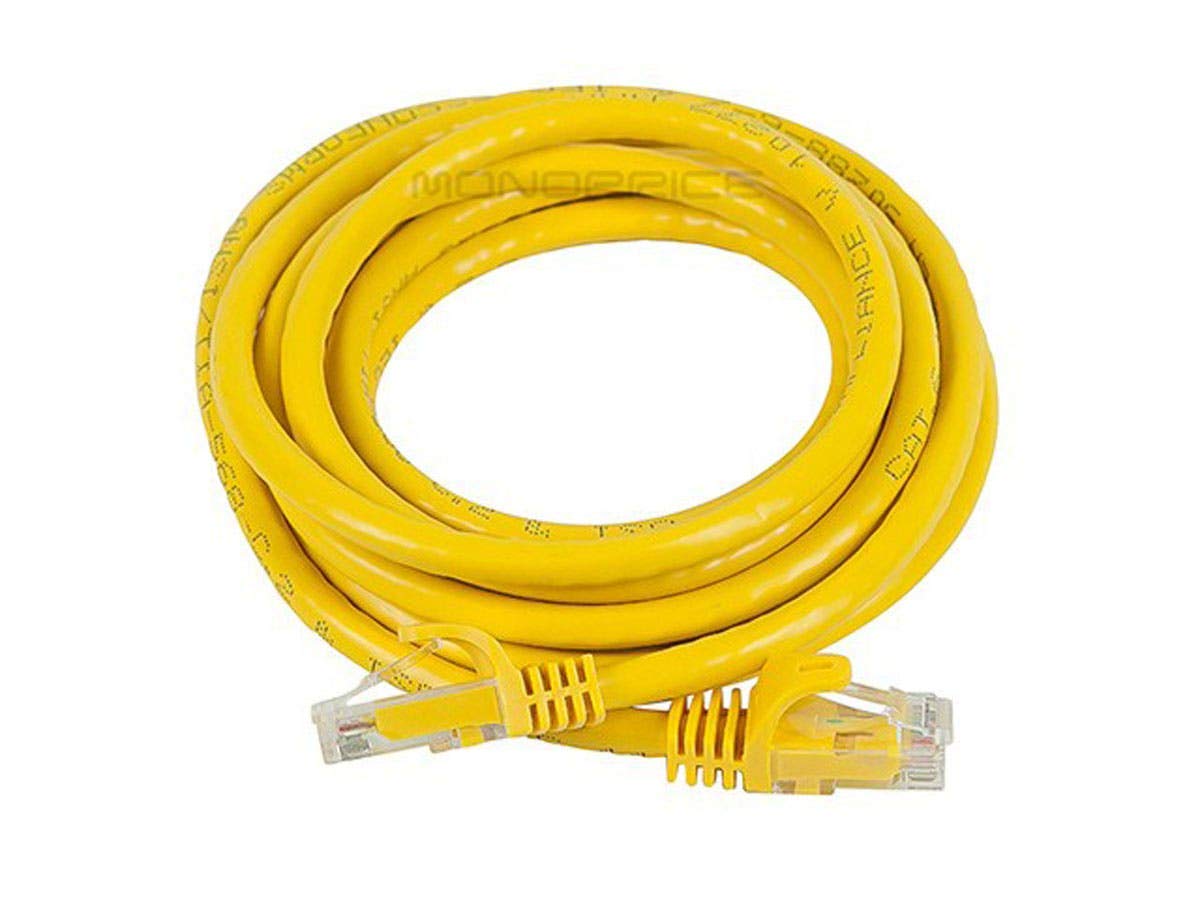 Monoprice Cat6 Flexboot Ethernet Patch Cable UTP 24AWG 550MHz Snagless RJ45
