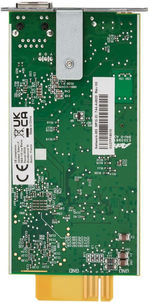 Eaton Cybersecure Gigabit Network-M3 Card for UPS and PDU, UL 2900-1 and IEC 62443-4-2 Certified Network Card