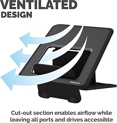 Fellowes Breyta Adjustable Laptop Stand, 12 Height Adjustments