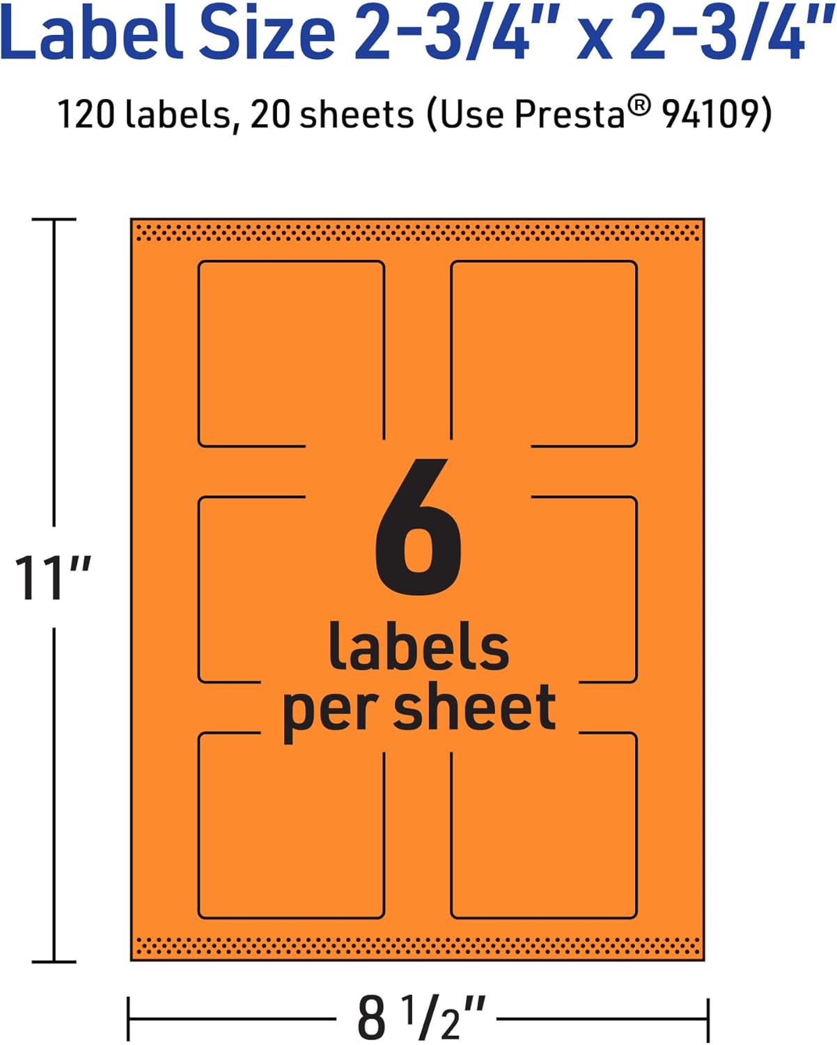 AVERY Printable Labels with Sure Feed Technology and Print-to-the-Edge