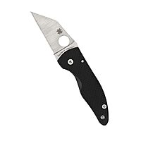Spyderco MicroJimbo Folding Pocket Knife - CPM S90V Steel with Carbon Fiber Handle, PlainEdge - C264CFP