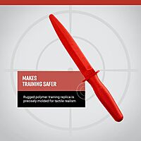 ASP Red Knife for Training and Practice with Martial Arts, Defense, Props, Tactical, Law Enforcement, Military