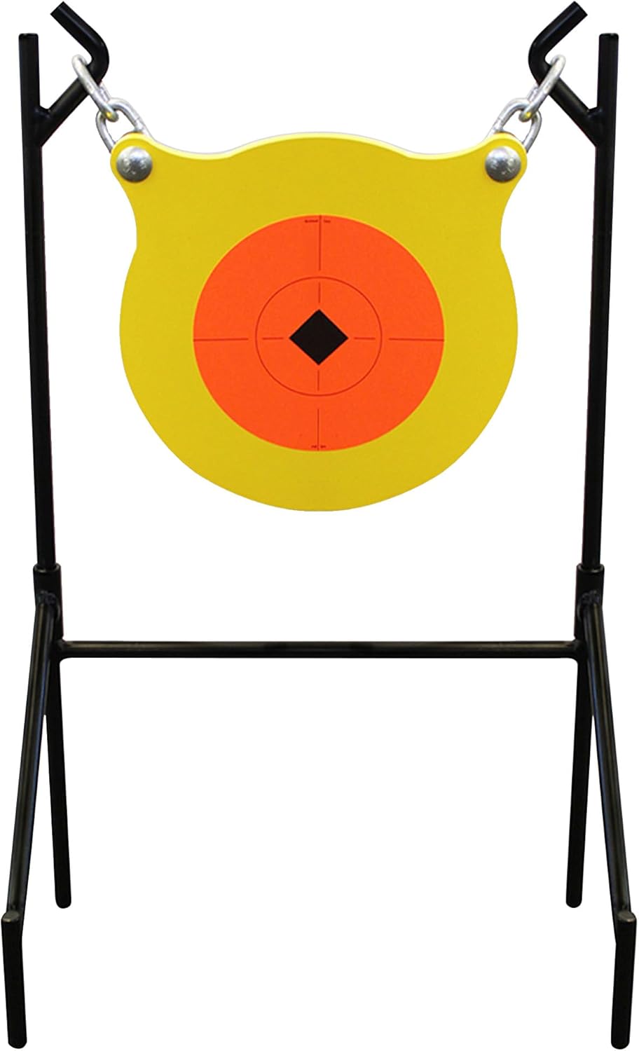 Birchwood Casey World of Targets Boomslang AR500 Steel Durable 0.5" Thick 9.5" Diameter Shooting Gong Target with Stand