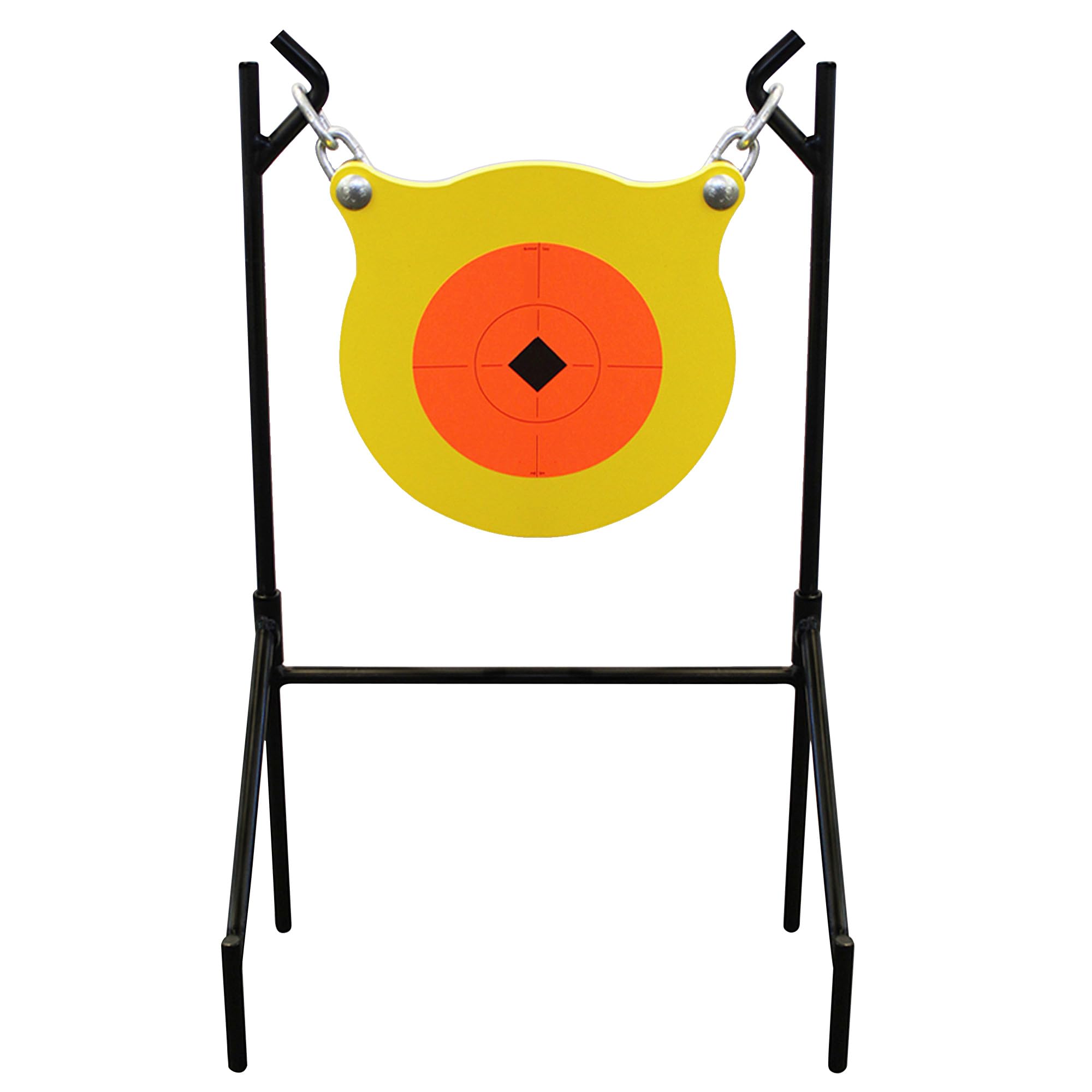 Birchwood Casey World of Targets Boomslang AR500 Steel Durable 0.5" Thick 9.5" Diameter Shooting Gong Target with Stand