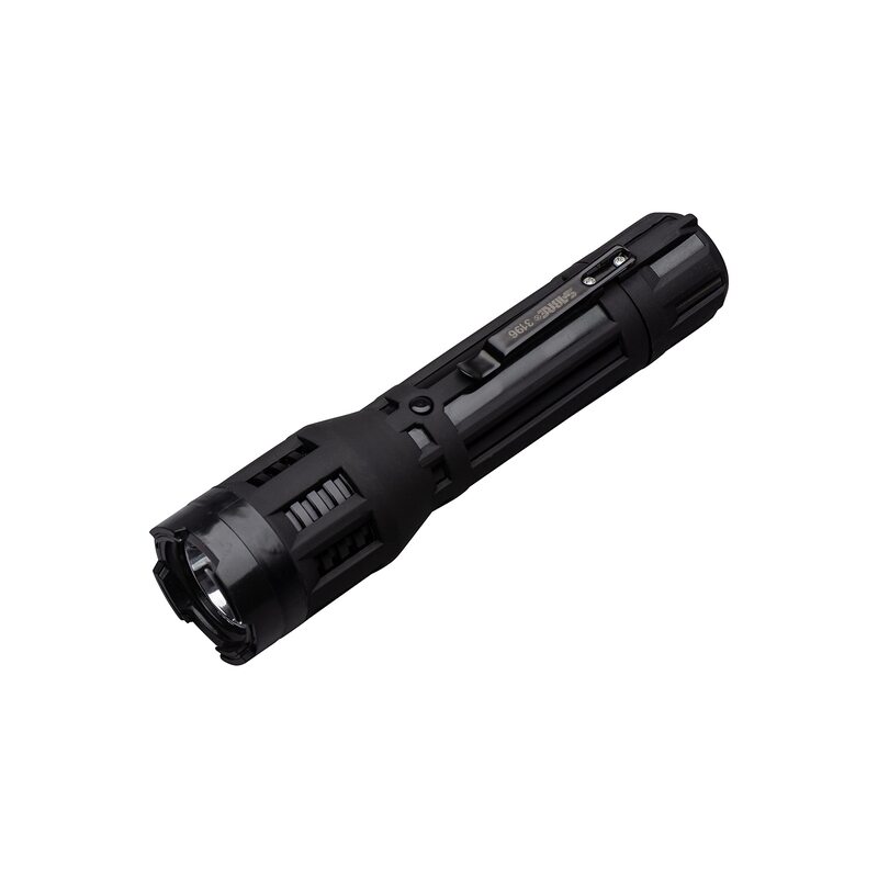 SABRE 2-in-1 Tactical Stun Gun with LED Flashlight, Rechargeable, Safety Switch