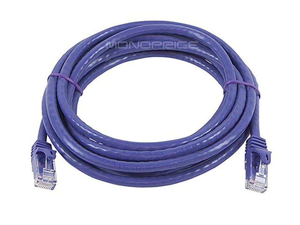 Monoprice Cat6 Flexboot Ethernet Patch Cable UTP 24AWG 550MHz Snagless RJ45