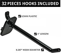 Azar Displays 4-Sided Revolving Pegboard Countertop Display 14 x 14 x 20