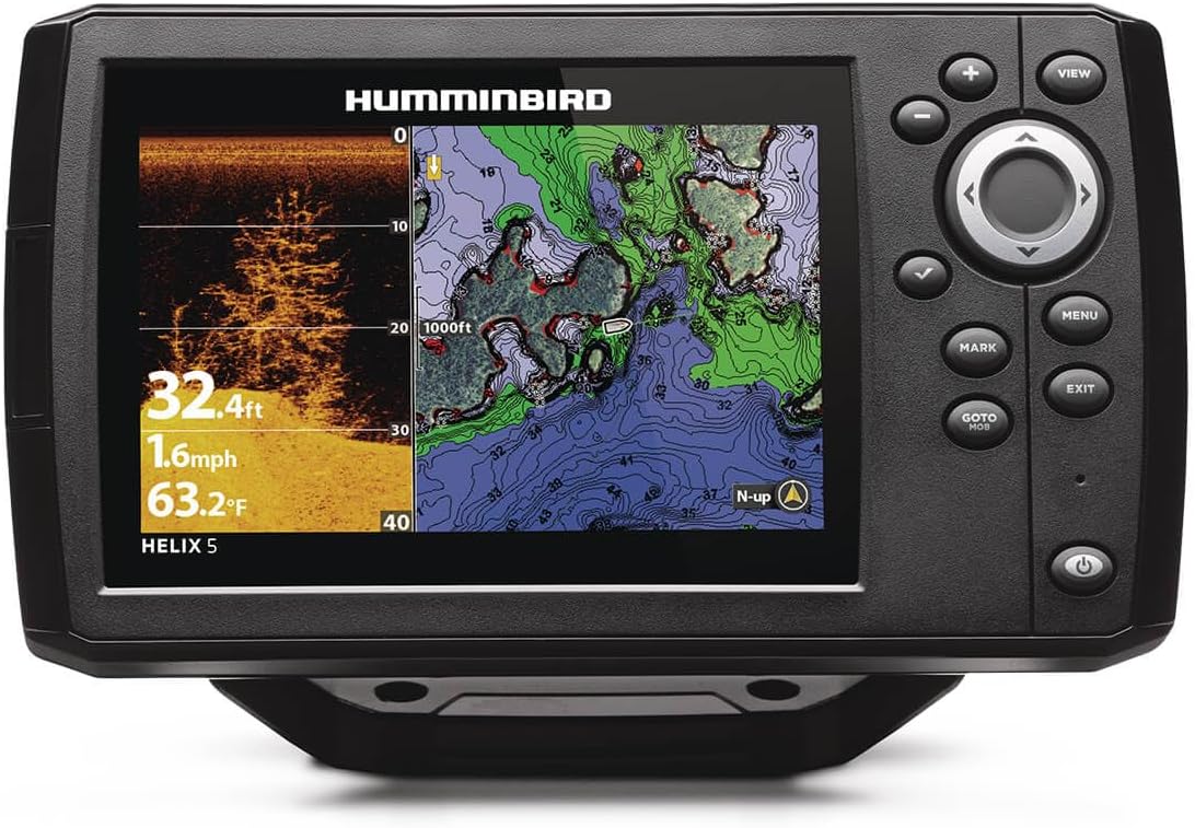 Humminbird 411670-1 Helix 5 Chirp DI GPS G3 Fish Finder One Size Fish Finders