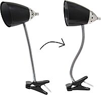 LIMELIGHTS Flossy Flexible Gooseneck Clip-On Desk Lamp