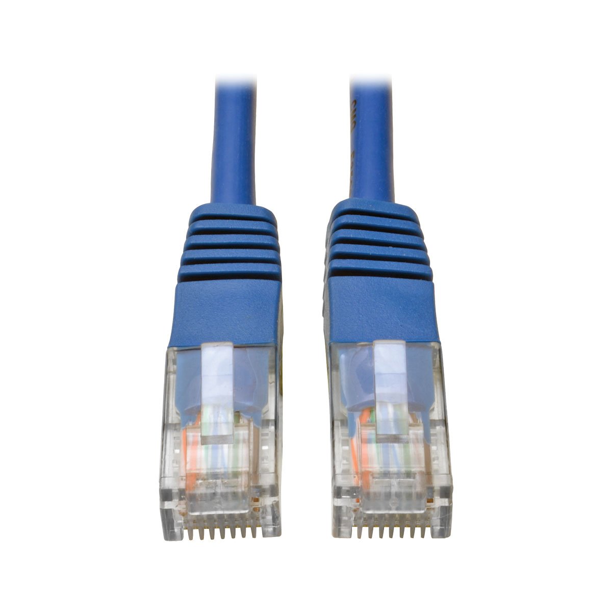 Tripp Lite Cat5 Cat5e Molded Patch Cable 350Mhz UTP Blue RJ45 M/M 12ft 12' (N002-012-BL)