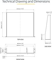 StarTech.com Universal Server Rack Shelf - Fixed Cantilever Tray for 19in Racks