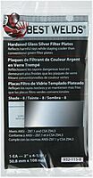 BEST WELDS 901-932-115-8 - 2" Glass Silver Mirror Filter Plate, Silver/8, 2" x 4.25" Glass