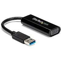 StarTech.com USB 3.0 to VGA Adapter, USB to VGA Monitor Converter for Windows, Slim, TAA (no support for macOS/ChromeOS/Linux)