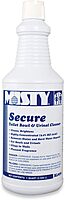 Misty R93012CT Secure Hydrochloric Acid Bowl Cleaner Mint Scent 32oz Bottle 12/Carton