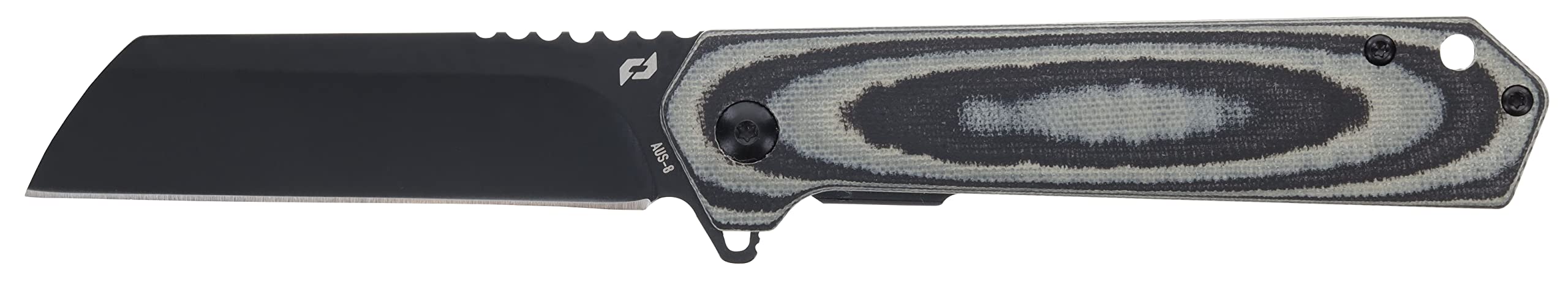 Schrade Lateral Folder with AUS-10 Steel Blade, Frame Lock Design, and G-10 Handles for Everday Carry