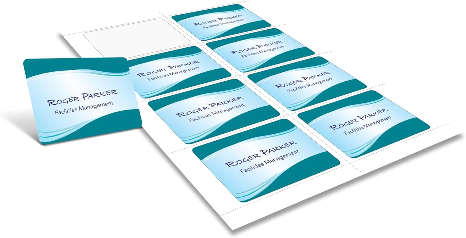 Office Depot Brand Adhesive Name Badges, 2-1/3in x 3-3/8in, White, Pack Of 400