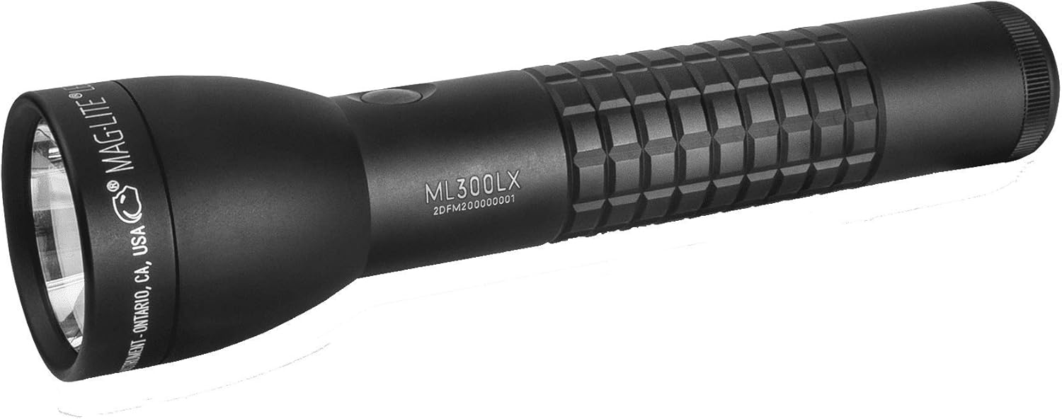 MAGLITE ML300LX 2-Cell D LED Flashlight, Adjustable Beam, Water-Resistant