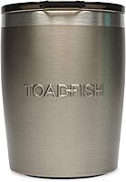 Toadfish Non-tipping 10oz Double-Wall Insulated Stainless Steel Rocks Tumbler with Easy-Slide Lid
