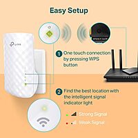 TP-Link WiFi Extender Dual Band 2.4GHz/5GHz with Ethernet Port