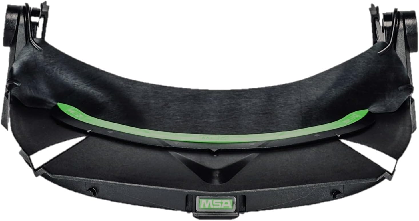 MSA 10115730 V-Gard Frame - General Purpose Applications, Fits Cap-Style Hard Hats, Black, High Density Polyethylene (HDPE)