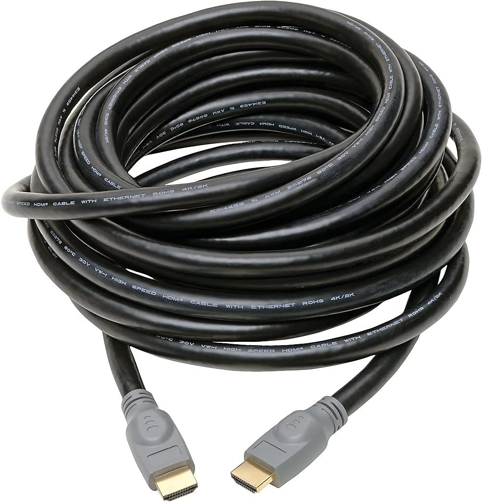 Tripp Lite High Speed 4K HDMI 2.0a Cable with Gripping Connectors (M/M)