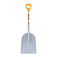 True Temper 1680700 Poly Scoop with Hardwood Handle and D-Grip